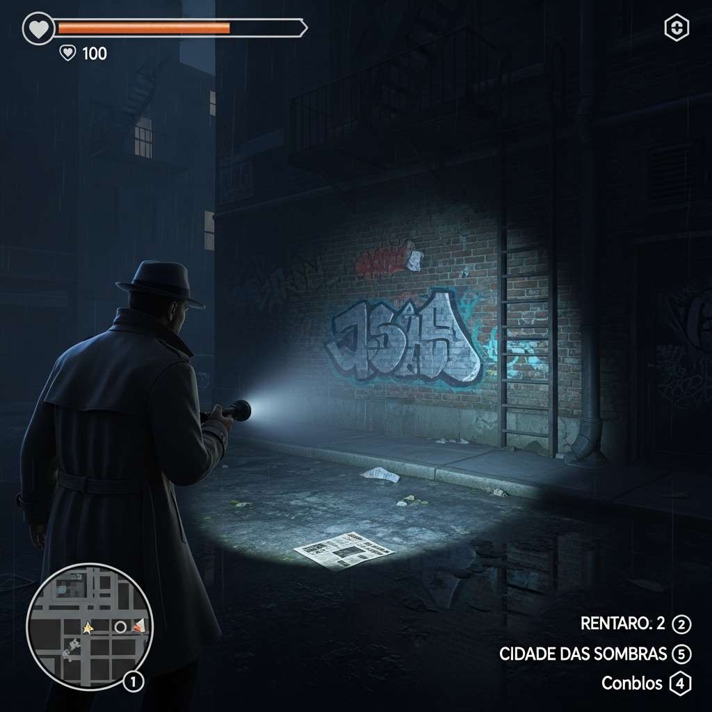 Detective a investigar sombras misteriosas