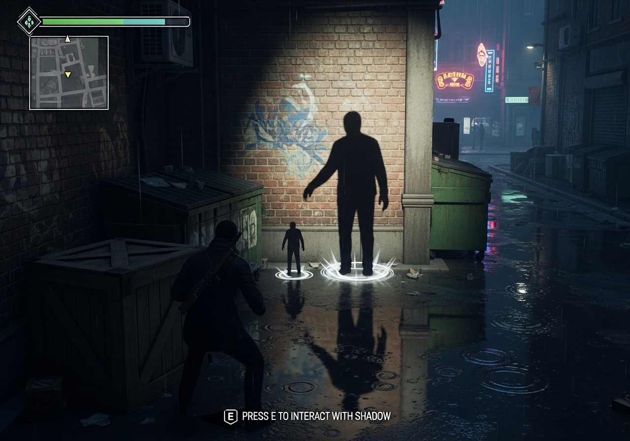 Interação com sombras de NPCs